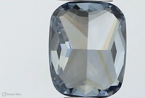 0.52ct CUSHION Fancy Intense Blue VS2 Coloured Lab diamond