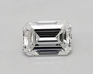 0.39ct EMERALD D VVS2 Lab diamond