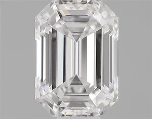 0.3ct EMERALD D VVS2 Natural diamond