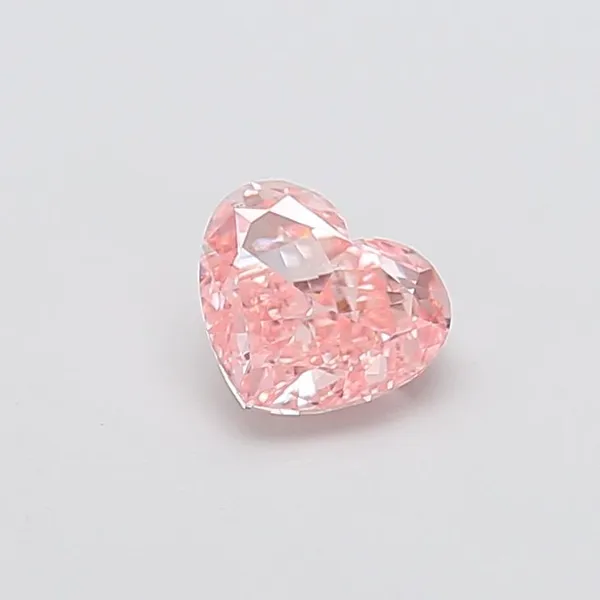 1.06ct HEART Fancy Vivid Pink VS1 Coloured Lab diamond