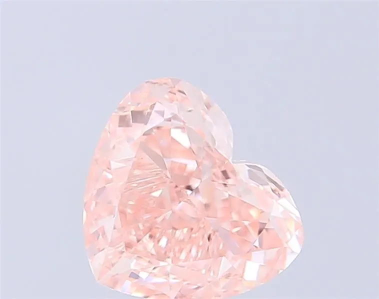 1.02ct HEART Fancy Intense Pink VS1 Coloured Lab diamond
