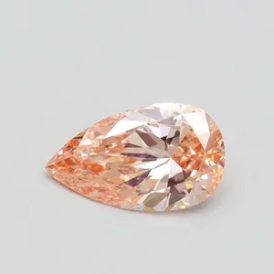 0.5ct PEAR Fancy Intense Pink VS2 Coloured Lab diamond