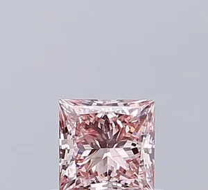 0.55ct PRINCESS Fancy Intense Pink VS2 Coloured Lab diamond