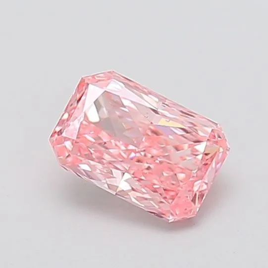 1.00ct RADIANT Fancy Vivid Pink VS2 Coloured Lab diamond