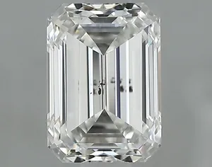 0.91ct EMERALD F SI2 Natural diamond