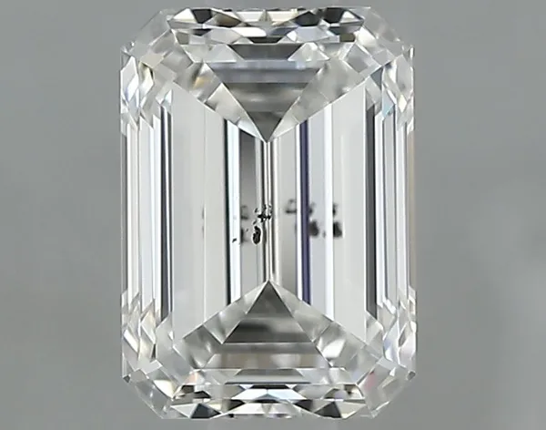 0.91ct EMERALD F SI2 Natural diamond