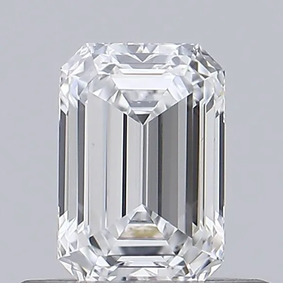 0.54ct EMERALD D VVS1 Lab diamond