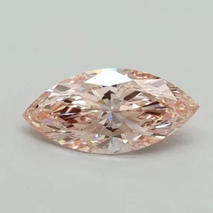 0.59ct MARQUISE Fancy Intense Pink VS2 Coloured Lab diamond