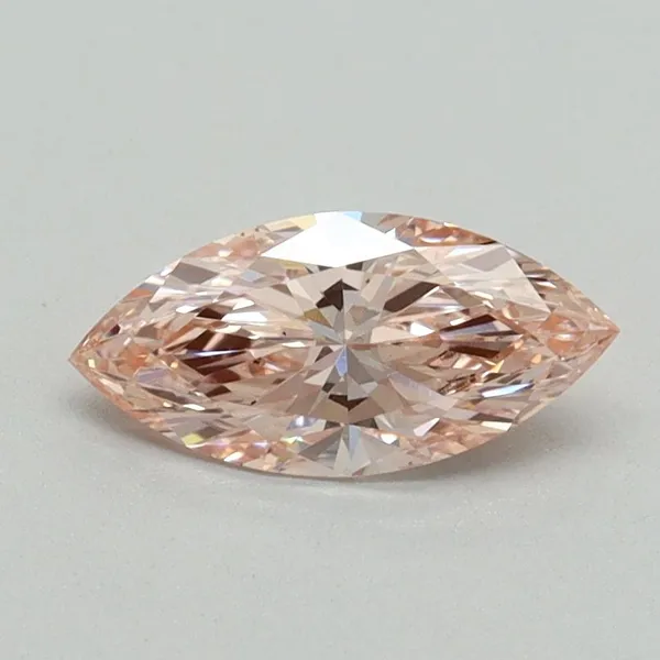 0.59ct MARQUISE Fancy Intense Pink VS2 Coloured Lab diamond