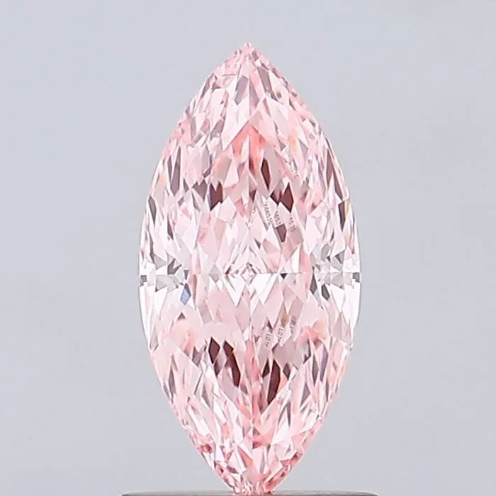 1.14ct MARQUISE Fancy Vivid Pink VVS2 Coloured Lab diamond