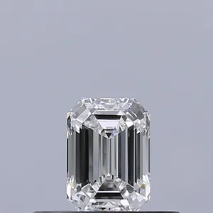 0.3ct EMERALD E IF Natural diamond