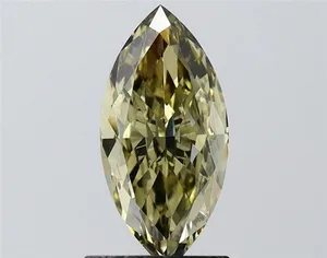 2.01ct MARQUISE Fancy Light Grayish Yellow VS1 Coloured Lab diamond
