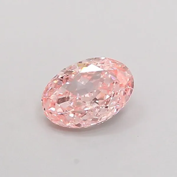 1.04ct OVAL Fancy Intense Pink VVS2 Coloured Lab diamond