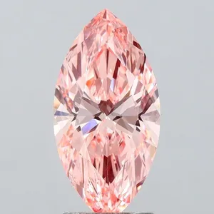 2.31ct MARQUISE Fancy Vivid Pink VS1 Coloured Lab diamond