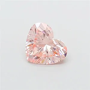 1.01ct HEART Fancy Intense Pink VS1 Coloured Lab diamond