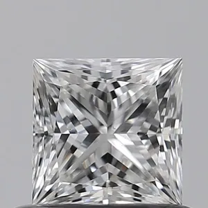 0.6ct PRINCESS F VS2 Natural diamond