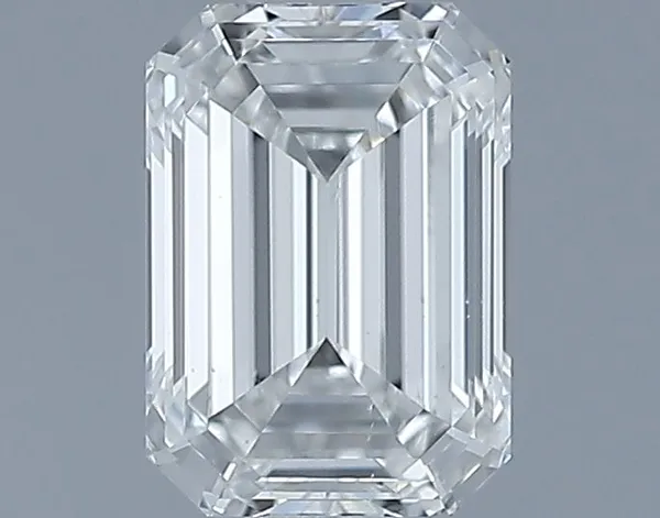 0.6ct EMERALD F VS2 Natural diamond