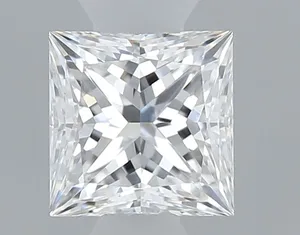 0.35ct PRINCESS E VVS1 Natural diamond