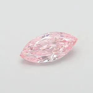 1.23ct MARQUISE Fancy Vivid Pink VS2 Coloured Lab diamond
