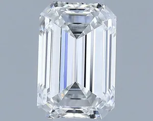 0.31ct EMERALD F VS1 Natural diamond