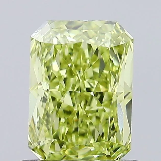 0.93ct RADIANT Fancy Intense Yellow VS1 Coloured Lab diamond