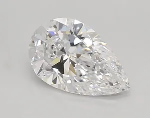 0.88ct PEAR D VVS1 Lab diamond