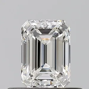 0.51ct EMERALD H VVS2 Natural diamond