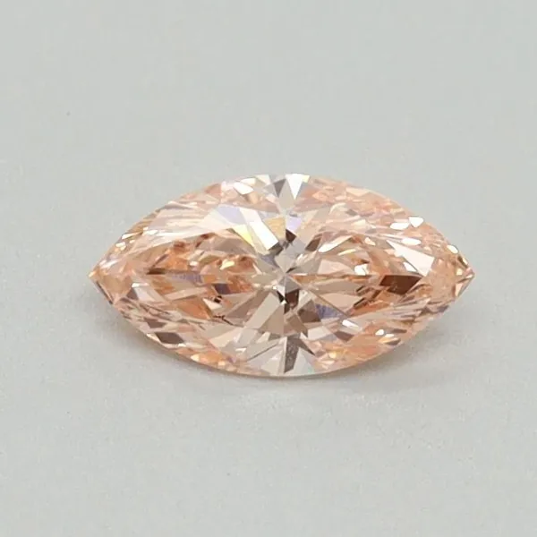 0.31ct MARQUISE Fancy Vivid Pink VS1 Coloured Lab diamond