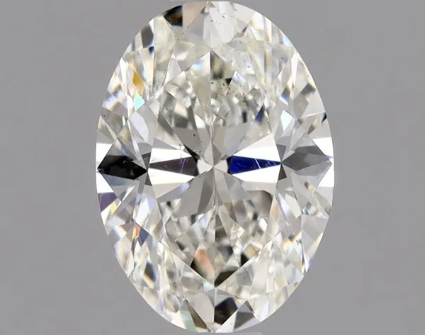 0.64ct OVAL H SI2 Natural diamond