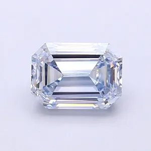 1ct EMERALD Fancy Blue VVS2 Coloured Lab diamond