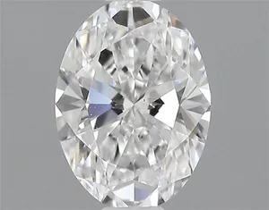 0.6ct OVAL D VS1 Natural diamond