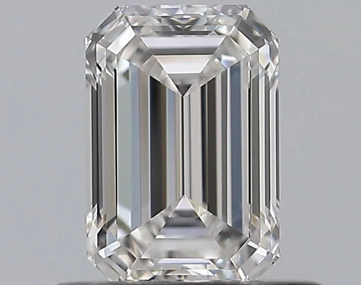 0.60ct EMERALD F VS2 Natural diamond