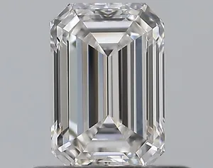 0.6ct EMERALD F VS2 Natural diamond