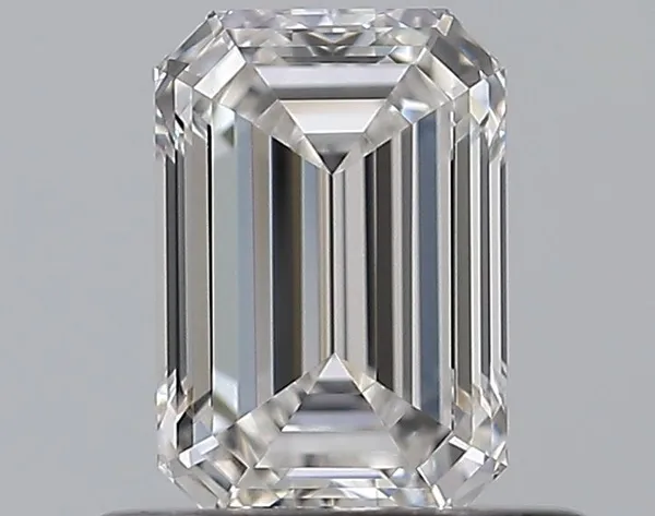 0.6ct EMERALD F VS2 Natural diamond