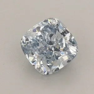 0.82ct CUSHION Fancy Blue VS1 Coloured Lab diamond