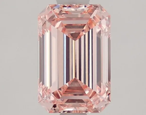 1.54ct EMERALD Fancy Intense Pink VVS2 Coloured Lab diamond