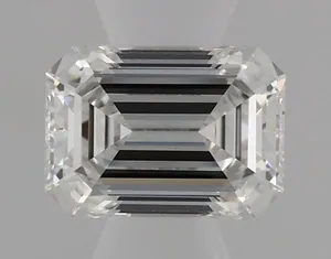 0.31ct EMERALD F VVS2 Natural diamond