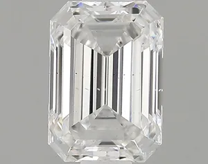 0.71ct EMERALD F VS2 Lab diamond