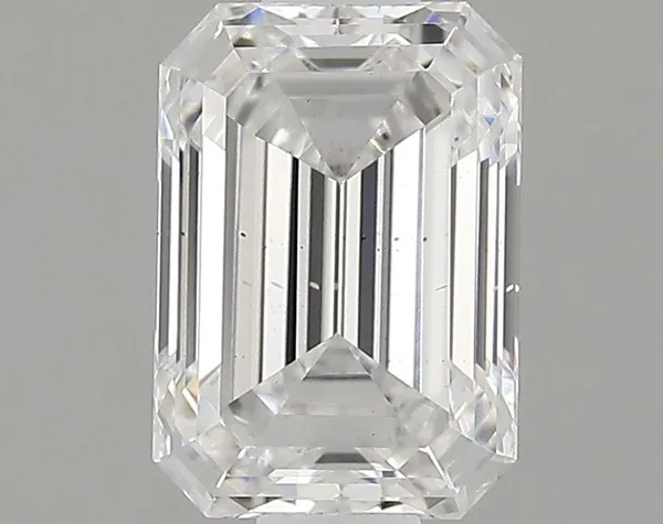0.71ct EMERALD F VS2 Lab diamond