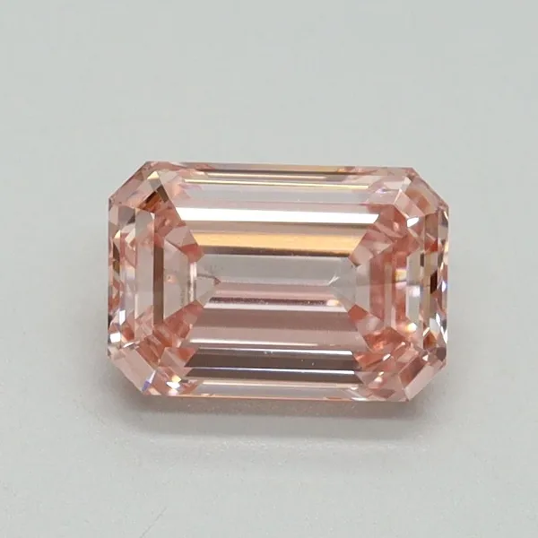 1.06ct EMERALD Fancy Intense Pink VS2 Coloured Lab diamond