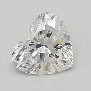 0.98ct HEART D VVS2 Lab diamond