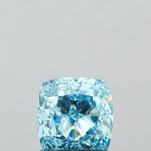 1.04ct CUSHION Fancy Vivid Blue VVS2 Coloured Lab diamond