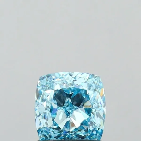 1.04ct CUSHION Fancy Vivid Blue VVS2 Coloured Lab diamond