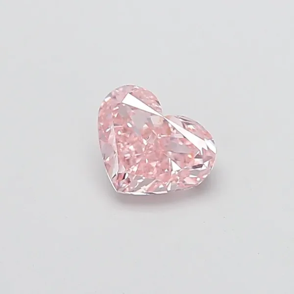 1.01ct HEART Fancy Pink VS2 Coloured Lab diamond