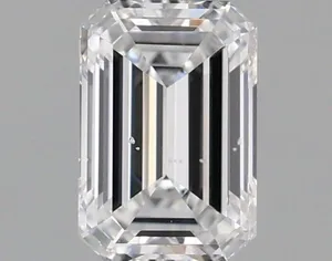 0.53ct EMERALD D SI2 Natural diamond