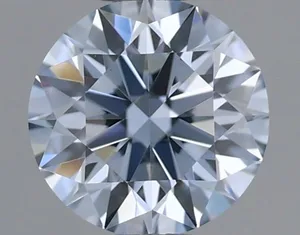 0.42ct ROUND Fancy Blue VS1 Coloured Lab diamond