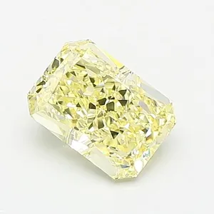 1.07ct RADIANT Fancy Yellow VS1 Coloured Lab diamond