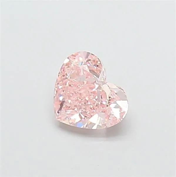 1.13ct HEART Fancy Light Brown Pink VS1 Coloured Lab diamond