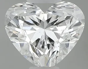 0.34ct HEART D SI2 Natural diamond