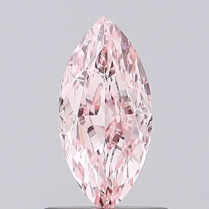 1.04ct MARQUISE Fancy Intense Pink VVS2 Coloured Lab diamond